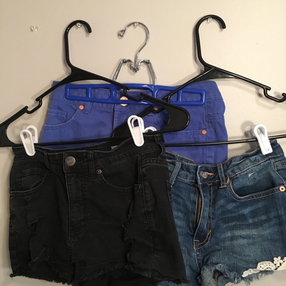 BUNDLE!! THREE SIZE 2 SHORTS GOOD CONDITION
